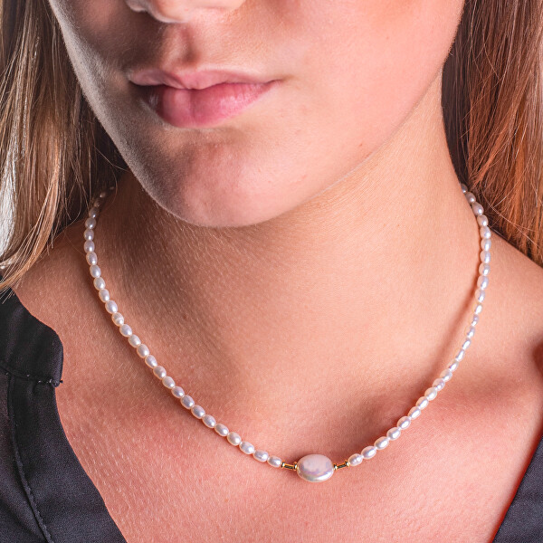 Luxusní perlový náhrdelník AL4672.01.000