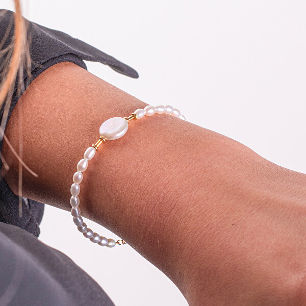 Luxusní perlový náramek AL4673.01.000