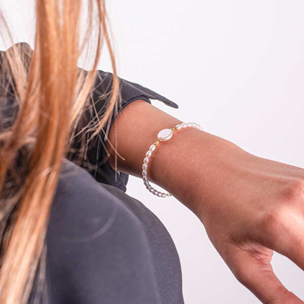 Luxusní perlový náramek AL4673.01.000