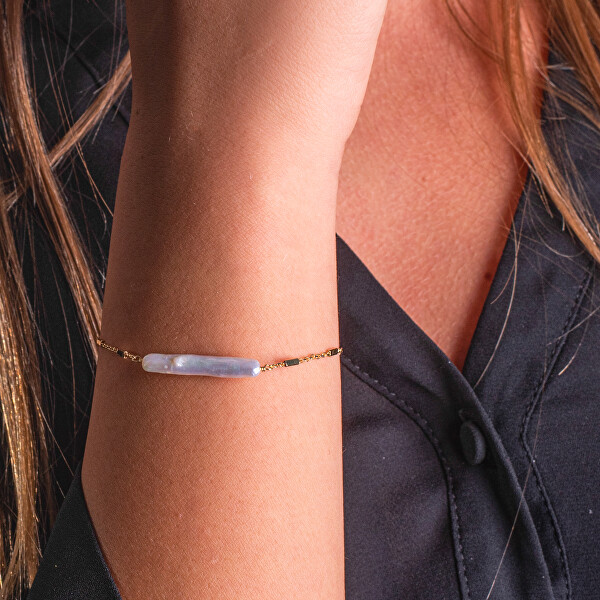 Originální náramek s pravou barokní perlou AL5107.01.000