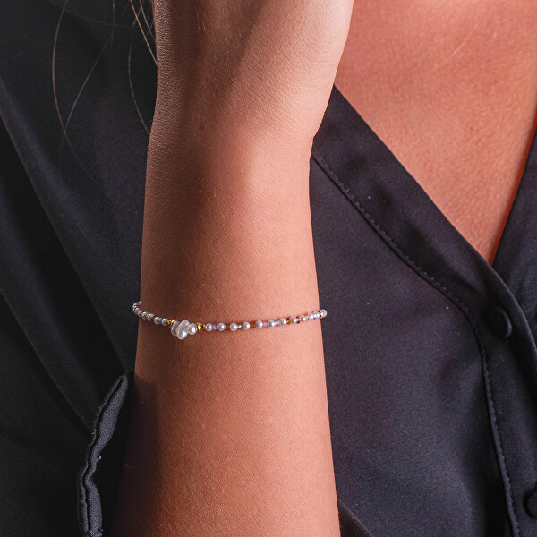 Perlový náramek s barevnými korálky turmalínu AL4659.01.000