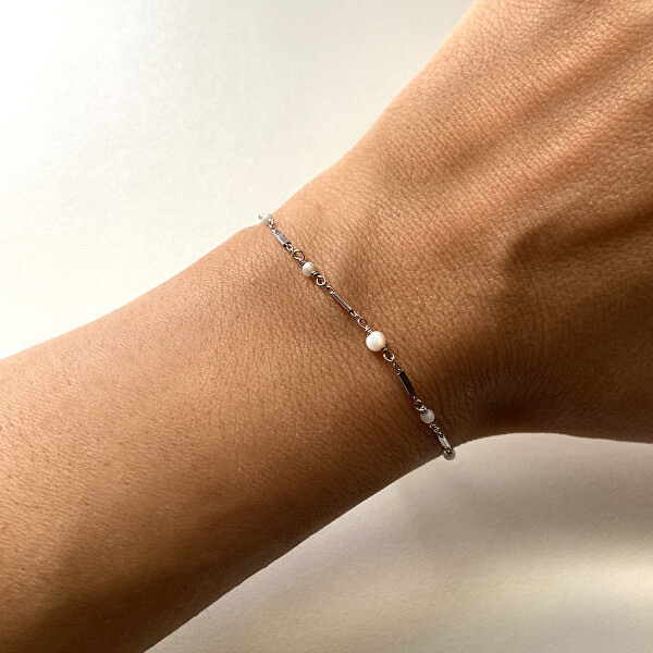 Silberarmband mit Perlmutt AL3246-Argento-Madreperla