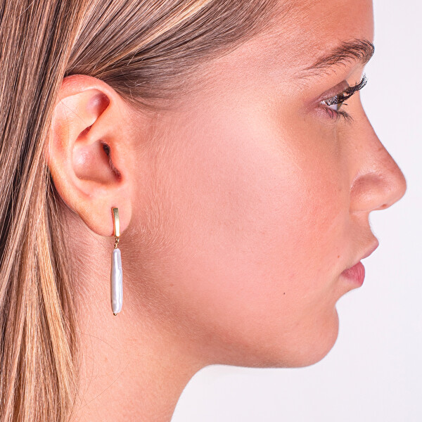 Visací náušnice s pravou barokní perlou AL5109.01.000