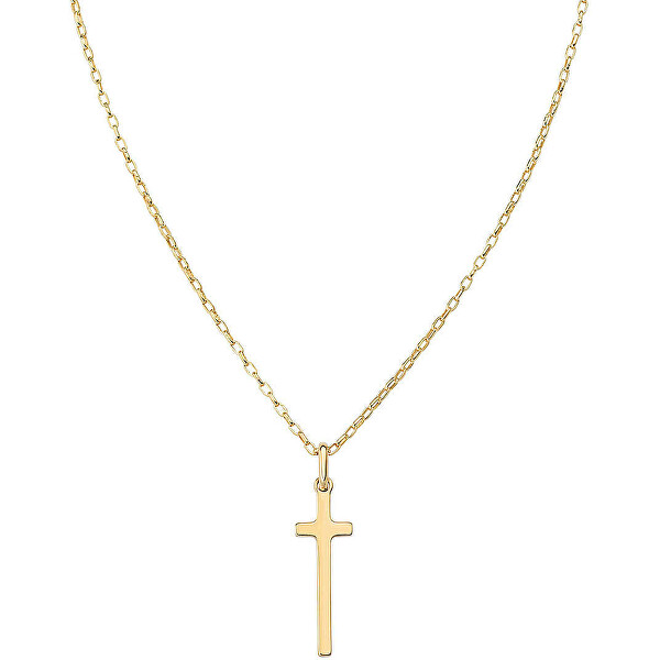 Originálny pozlátený náhrdelník Cross CLCRLIG (retiazka, prívesok)