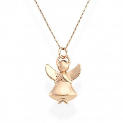 Originálne strieborný náhrdelník Angels A1R (retiazka, prívesok)