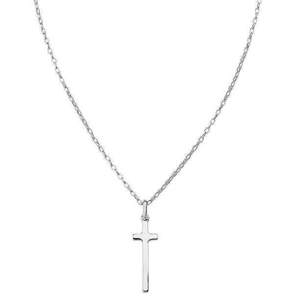 Originálny strieborný náhrdelník Cross CLCRLIB (retiazka, prívesok)