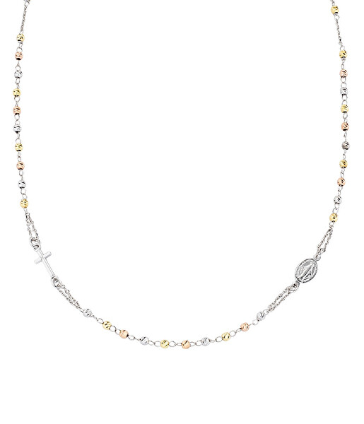 Originální stříbrný náhrdelník Rosary CROBBRGD3