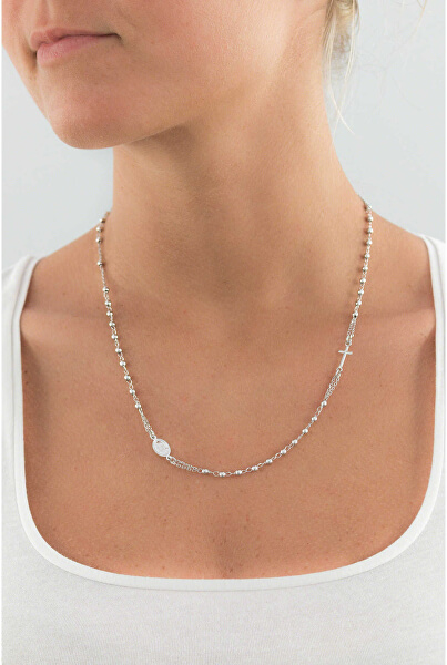 Originálne strieborný náhrdelník Rosary CROB3