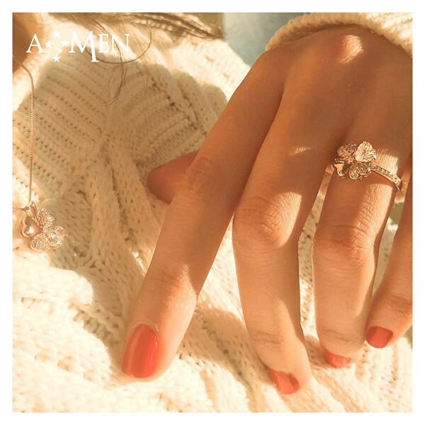 Love RQUBV szerencsét hozó eredeti ezüstgyűrű