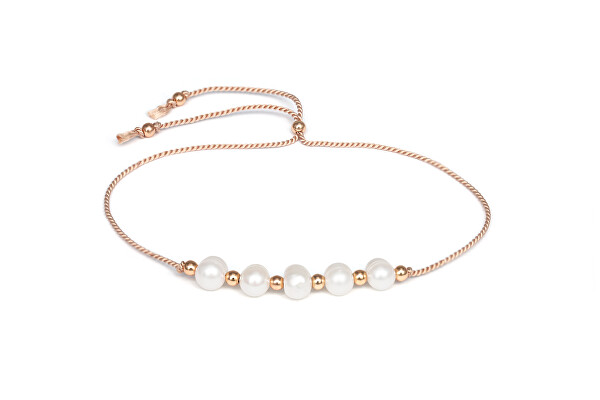 Bellissimo bracciale in cordino con perle HE02R3RG-LP