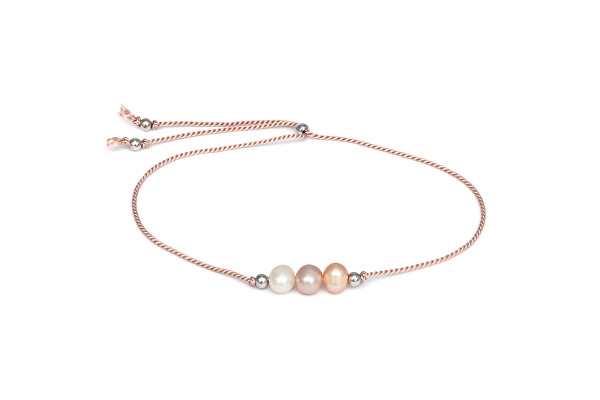 Bellissimo bracciale in cordino con perle HE04R3S-LP