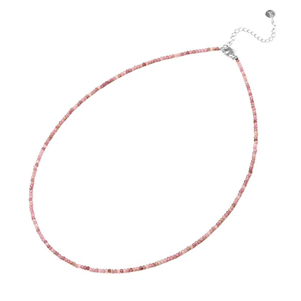 Minerální korálkový náhrdelník s rodonitem POL-N01/47L