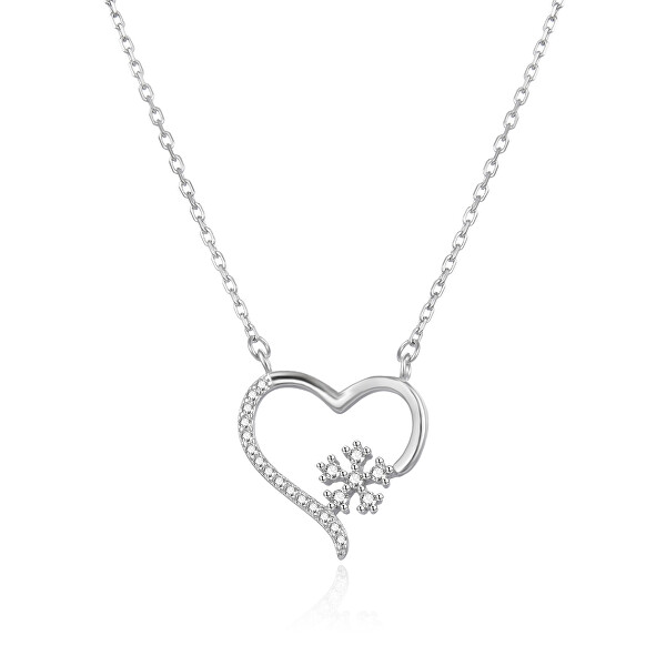 Splendida collana in argento con cuore AGS1567/47