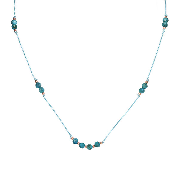 Collana in cordino con apatite HE31K3RG-LB