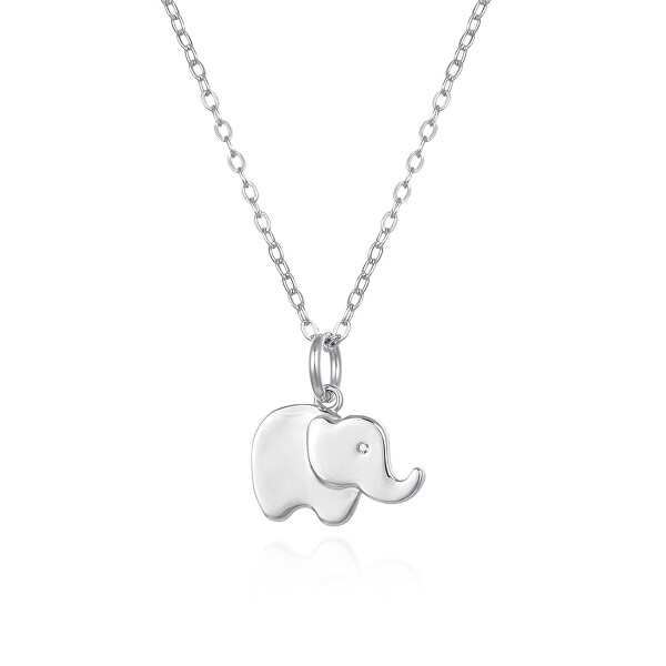 Collana in argento Elefante portafortuna AGS1553/40D