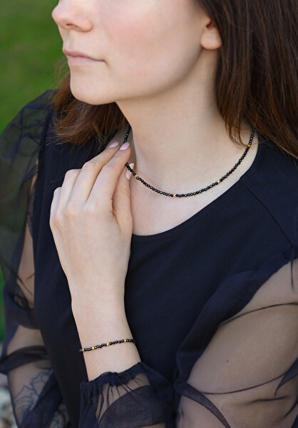 Elegantní náramek ze spinelu POL-B04-2G/20L