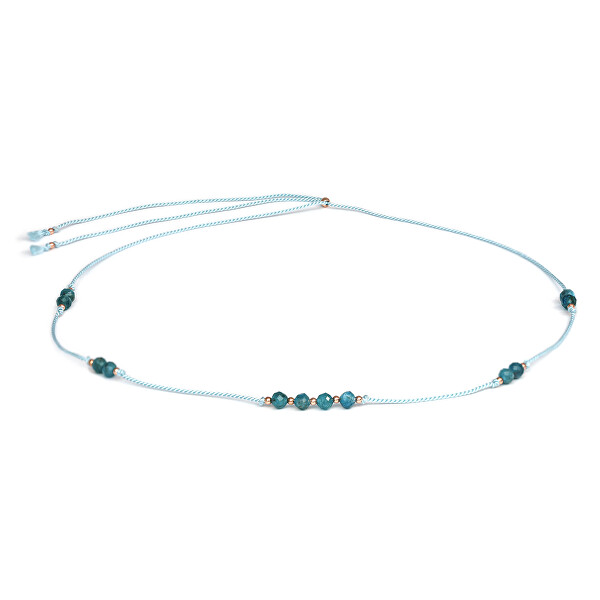 Collana in cordino con apatite HE31K3RG-LB