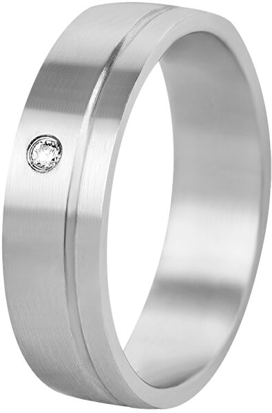Dámský snubní prsten z oceli SPD06