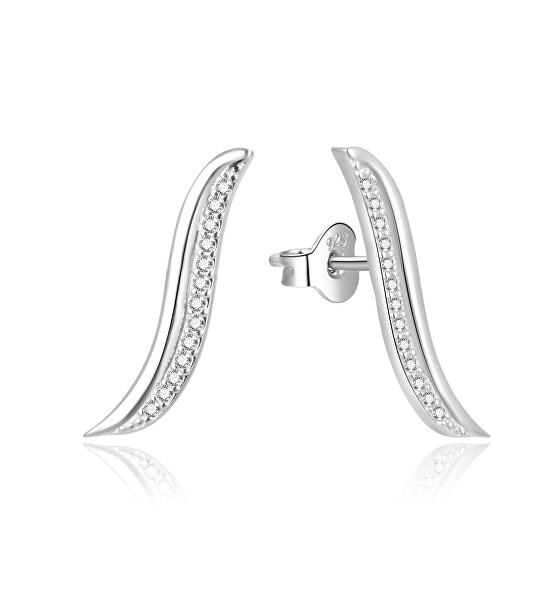 Eleganti orecchini lunghi in argento AGUP1790L