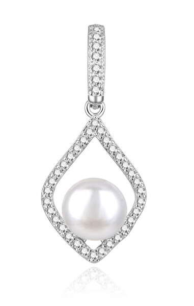 Elegante ciondolo in argento con perla d'acqua dolce AGH427PL