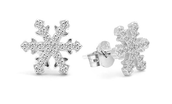 Orecchini in argento incantevoli Fiocchi di neve AGUP1596