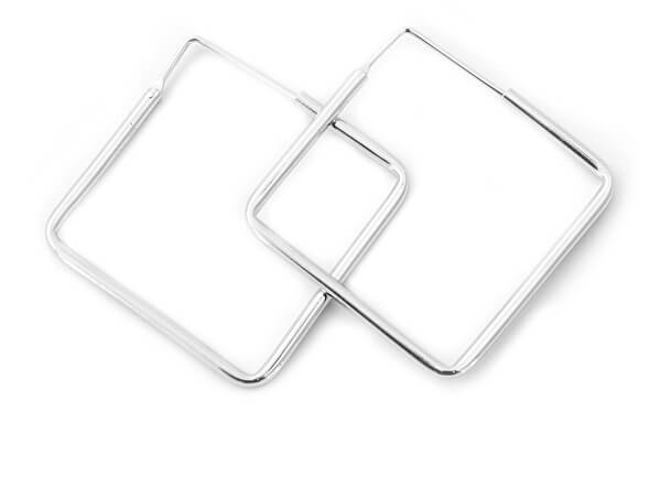 Orecchini quadrati originali in argento AGUC2438