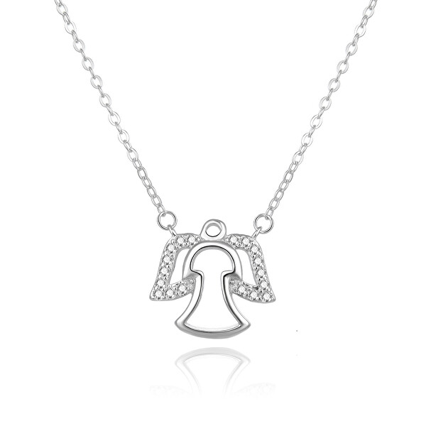 Stříbrný náhrdelník s andělíčkem AGS848/47
