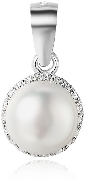 Pendente in argento con perla d'acqua dolce AGH97