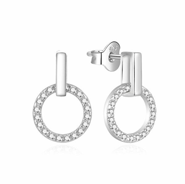 Eleganti orecchini in argento con zirconi AGUP2117L