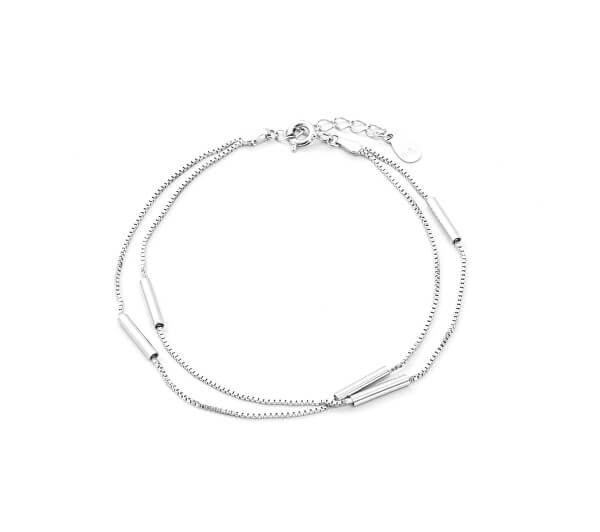 Stilvolles Silberarmband Würfel/Venezia AGB307