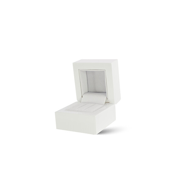 Bílá dřevěná dárková krabička KD2
