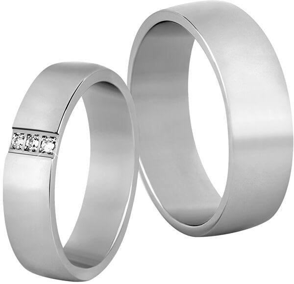 Inel pentru femei din oțel cu cristale SPD01