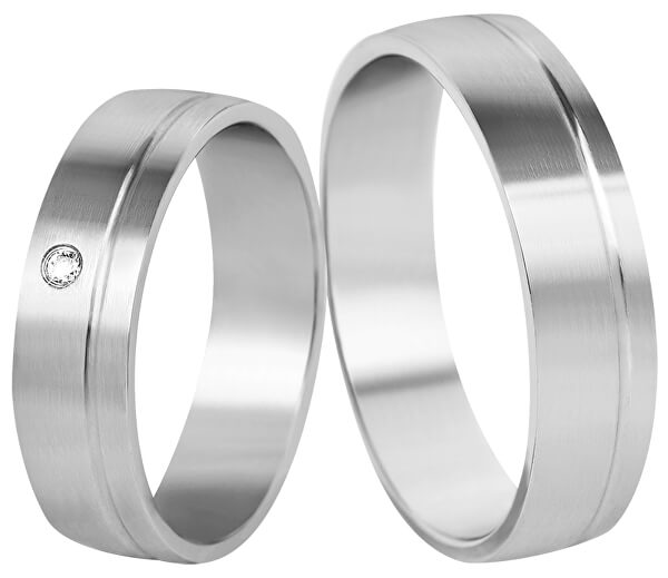 Inel pentru femei din oțel cu cristal SPD06