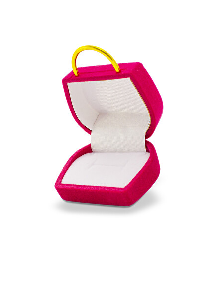 Geschenkbox in Burgunderrot für Ring oder Ohrringe Handtasche KDET20-R