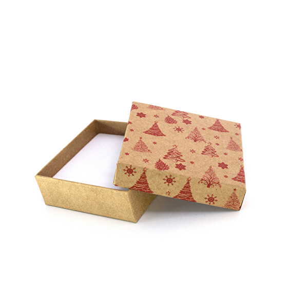 Vánoční dárková krabička na šperky KP16-9-R