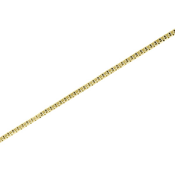 Luxusní zlatý řetízek Kostka/Venezia 50 cm 271 115 00132