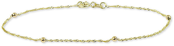 Lambáda-Goldarmband mit Perlen 19 cm 261 115 00278