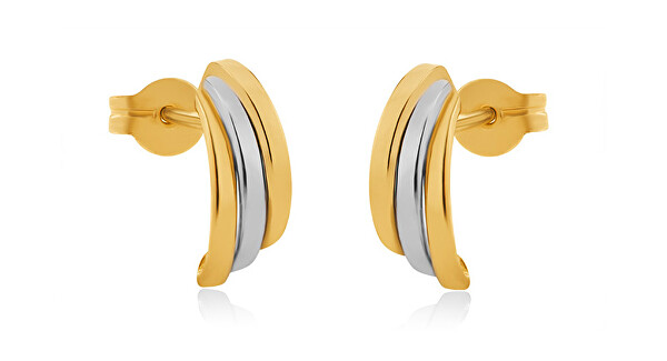 Eleganti orecchini in oro bicolore 14/166.942/3