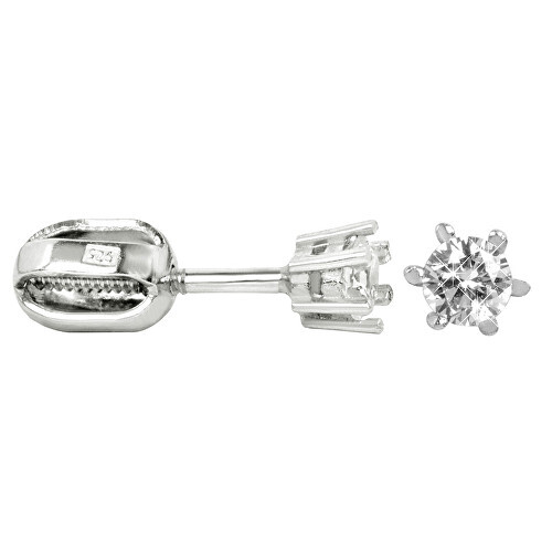Silber Ohrringe mit synthetischer Perle und Kristallen 2in1 438 001 01784 04