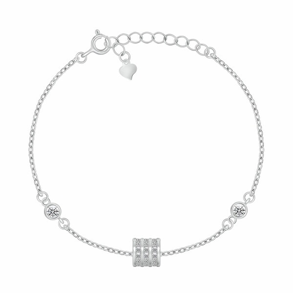 Bracciale in argento da donna con zirconi BRC162W