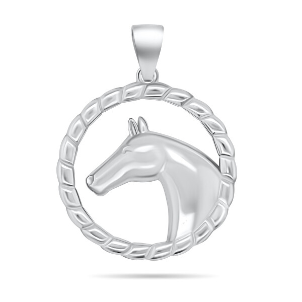 Ciondolo di design in argento cavallo PT32W