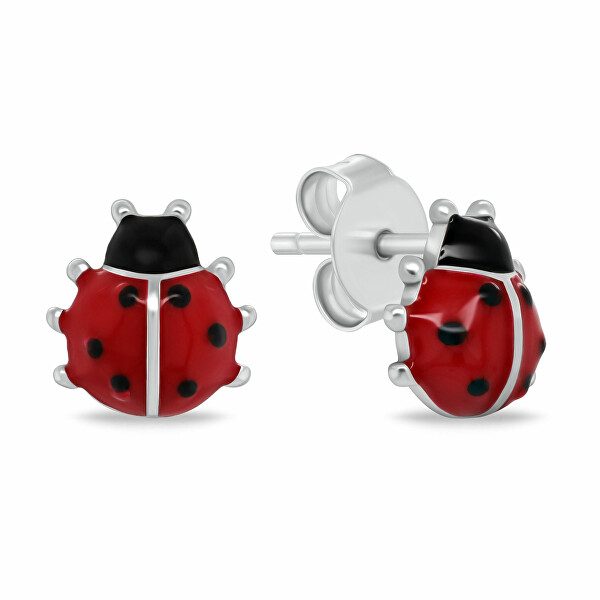 Simpatici orecchini in argento Coccinelle EA1048W