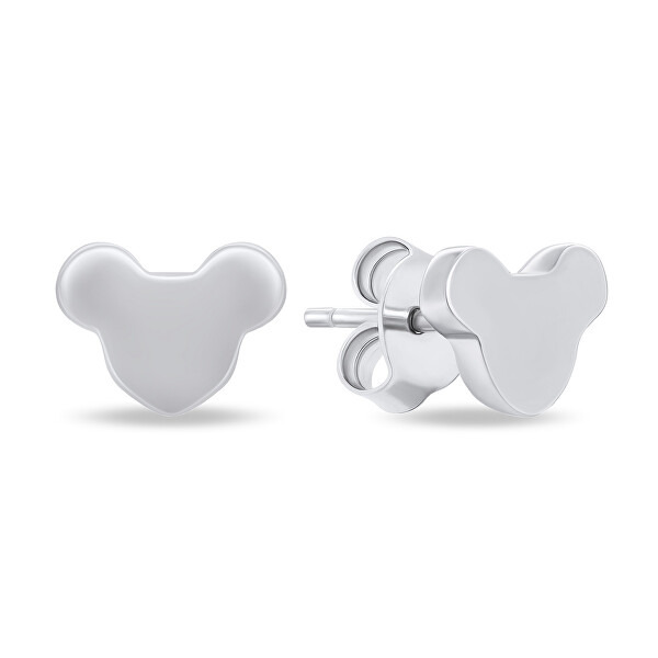 Orecchini minimalisti in argento Mickey Mouse EA917W