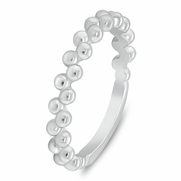 Minimalistický strieborný prsteň pre ženy RI159W