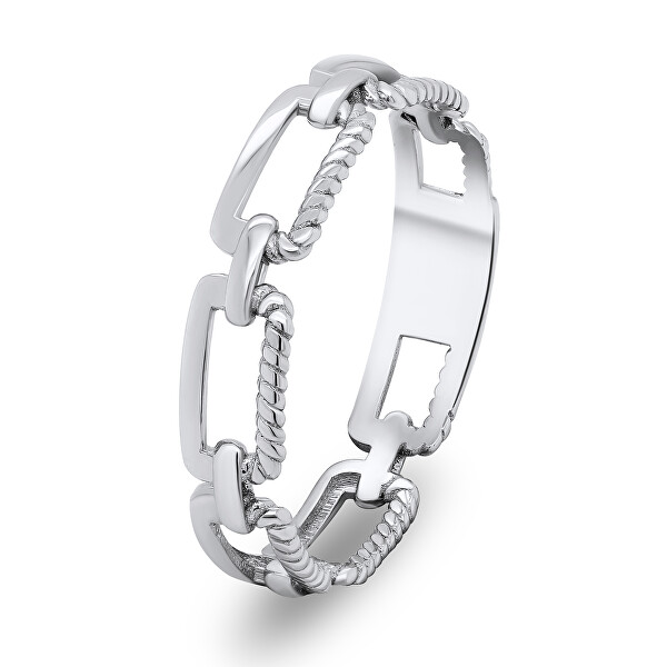 Divatos ezüst gyűrű RI002W