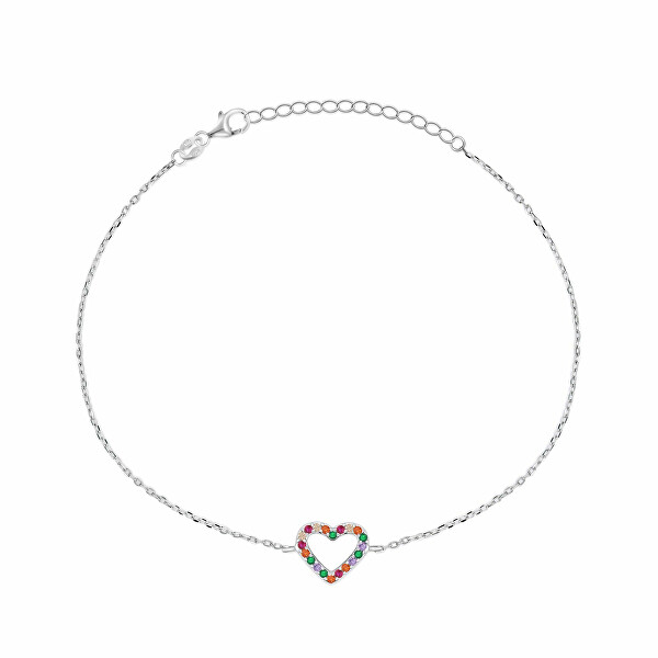 Bracciale in argento con Cuore BRC39WRBW