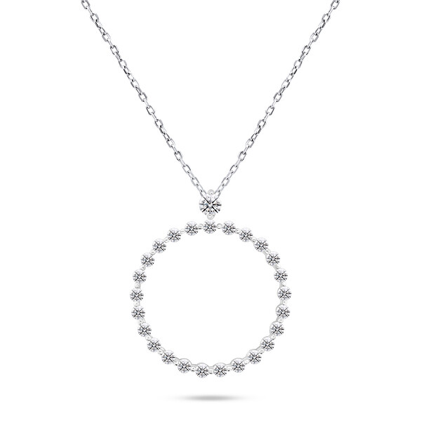 Strieborný minimalistický náhrdelník NCL71W