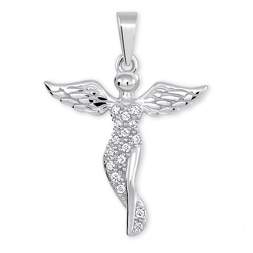 Pandantiv din argint Înger cu cristale 446 001 00379 04