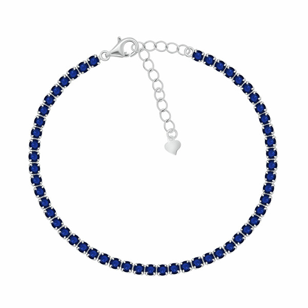 Bracciale tennis con zirconi cubici blu BRC171WB