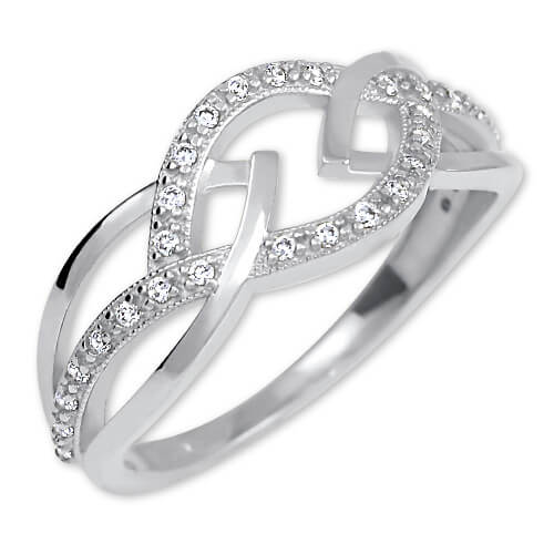 Lenyűgöző ezüst gyűrű 426 001 00532 04